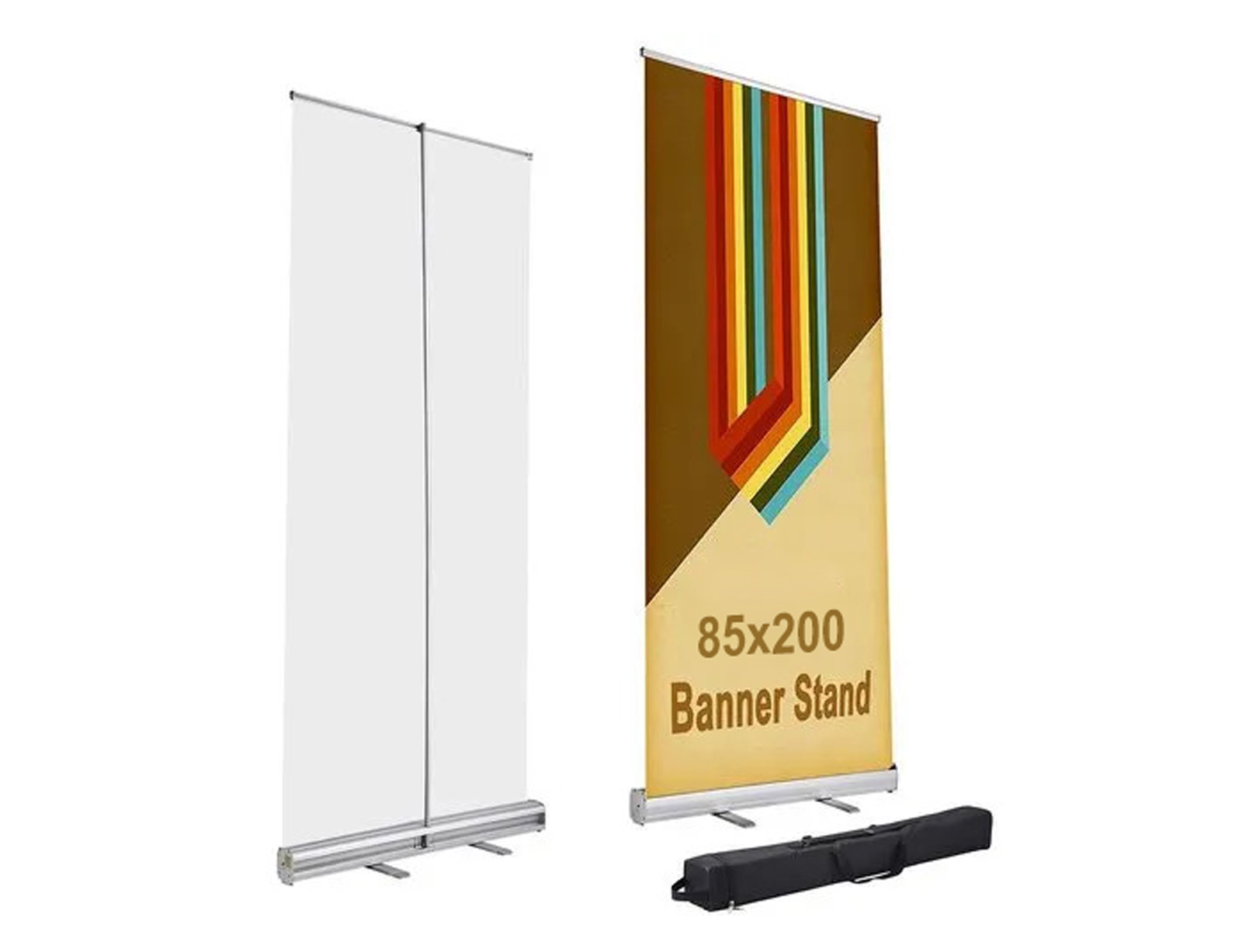 85x200cm roll-up banners for displays 